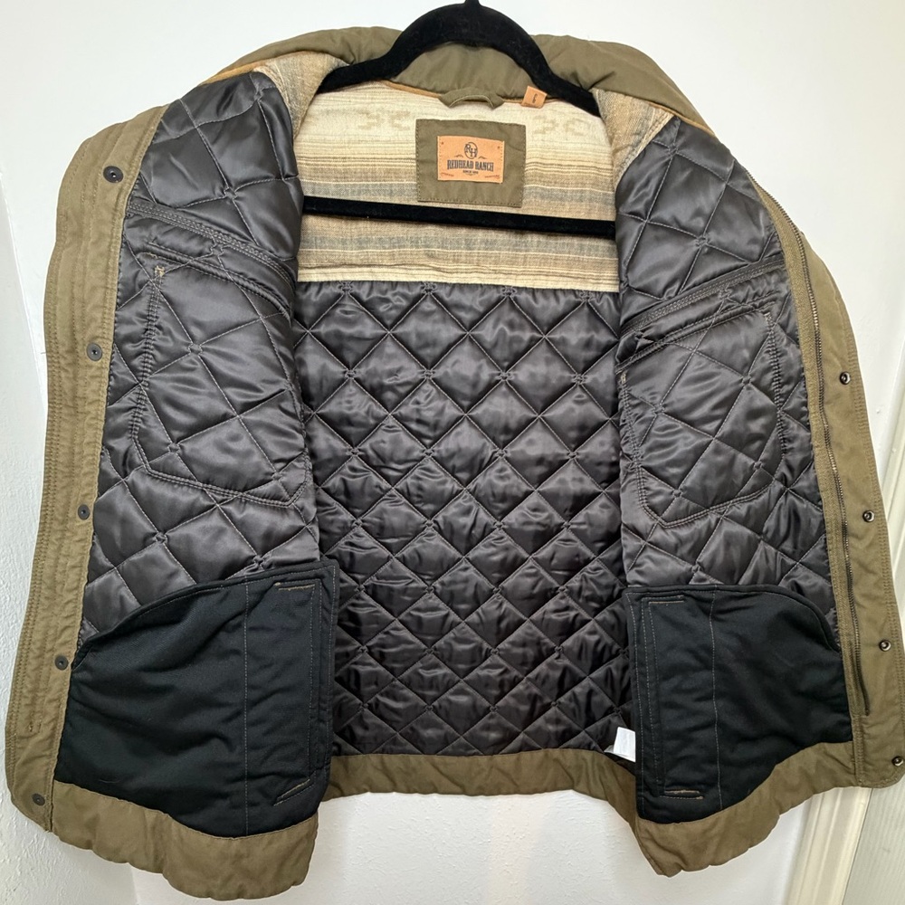 RedHead Ranch Men’s Wilsons Creek Quilted Vest Dark Olive Size Large - Picture 7 of 10